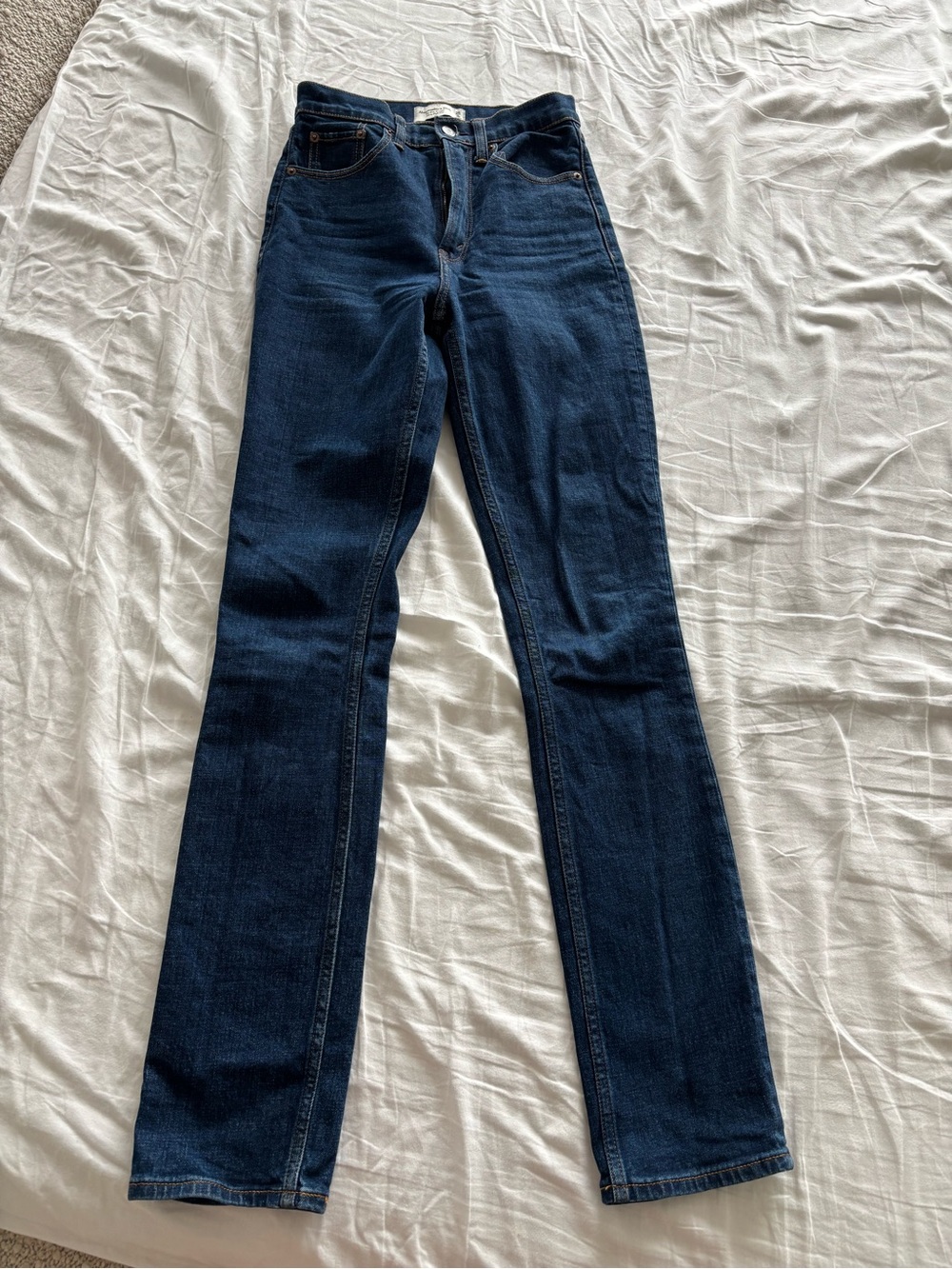 abercrombie 90s straight ultra high rise jean